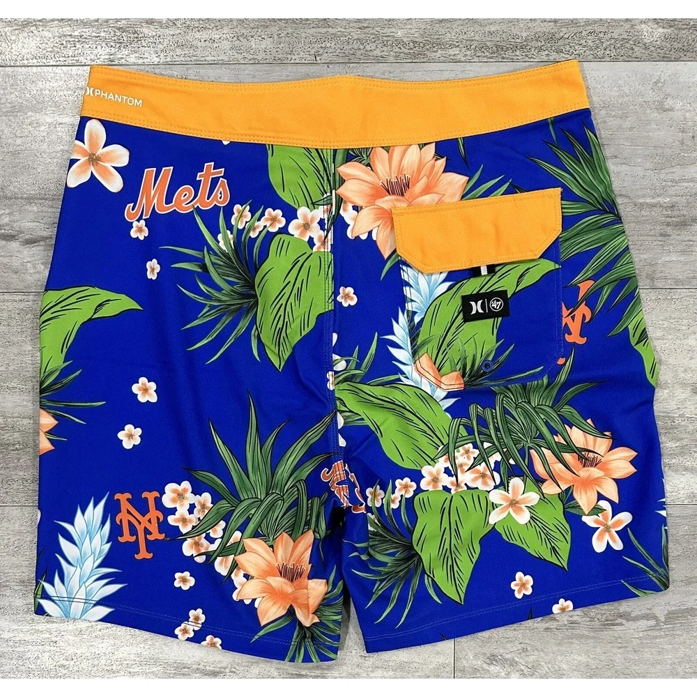 Hurley x 47 Phantom Board Shorts New York Mets Size 29 Brand New